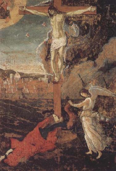 Crucifixion with the Penitent Magdalene and an Angel, Sandro Botticelli